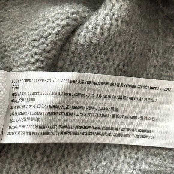 Abercrombie & Fitch Gray Fair Isle Mockneck Sweater - Picture 6 of 6